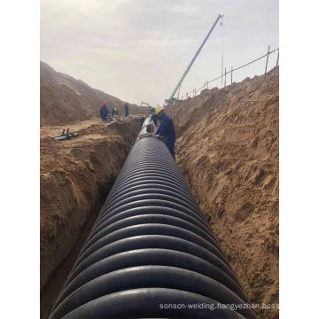 Large Diameter Culvert Pipe Corrugated Pipe Carat Tube